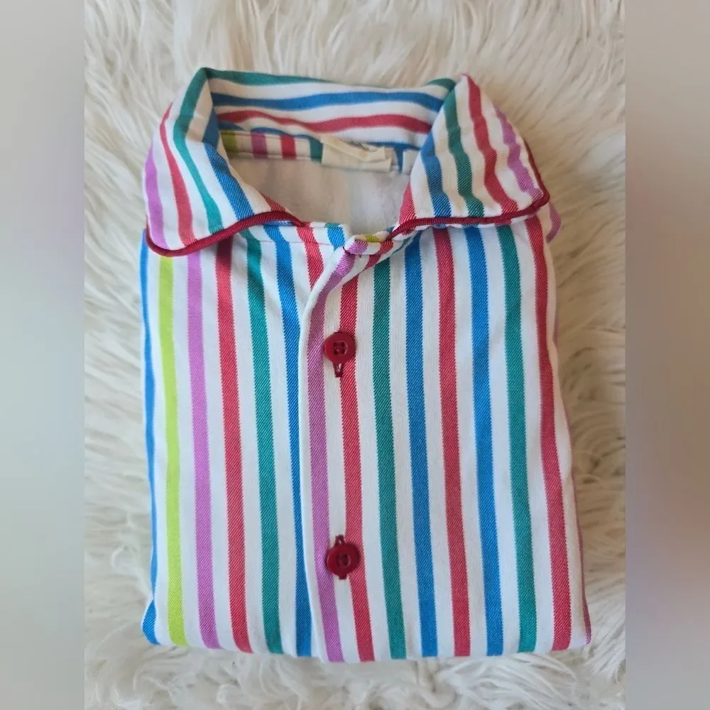 Flannel Pajama Sets with Classic Stripes